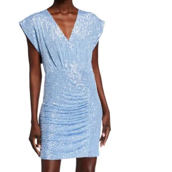 Women’s size 6- J Godfrey dress ice blue - Picture 2 of 6